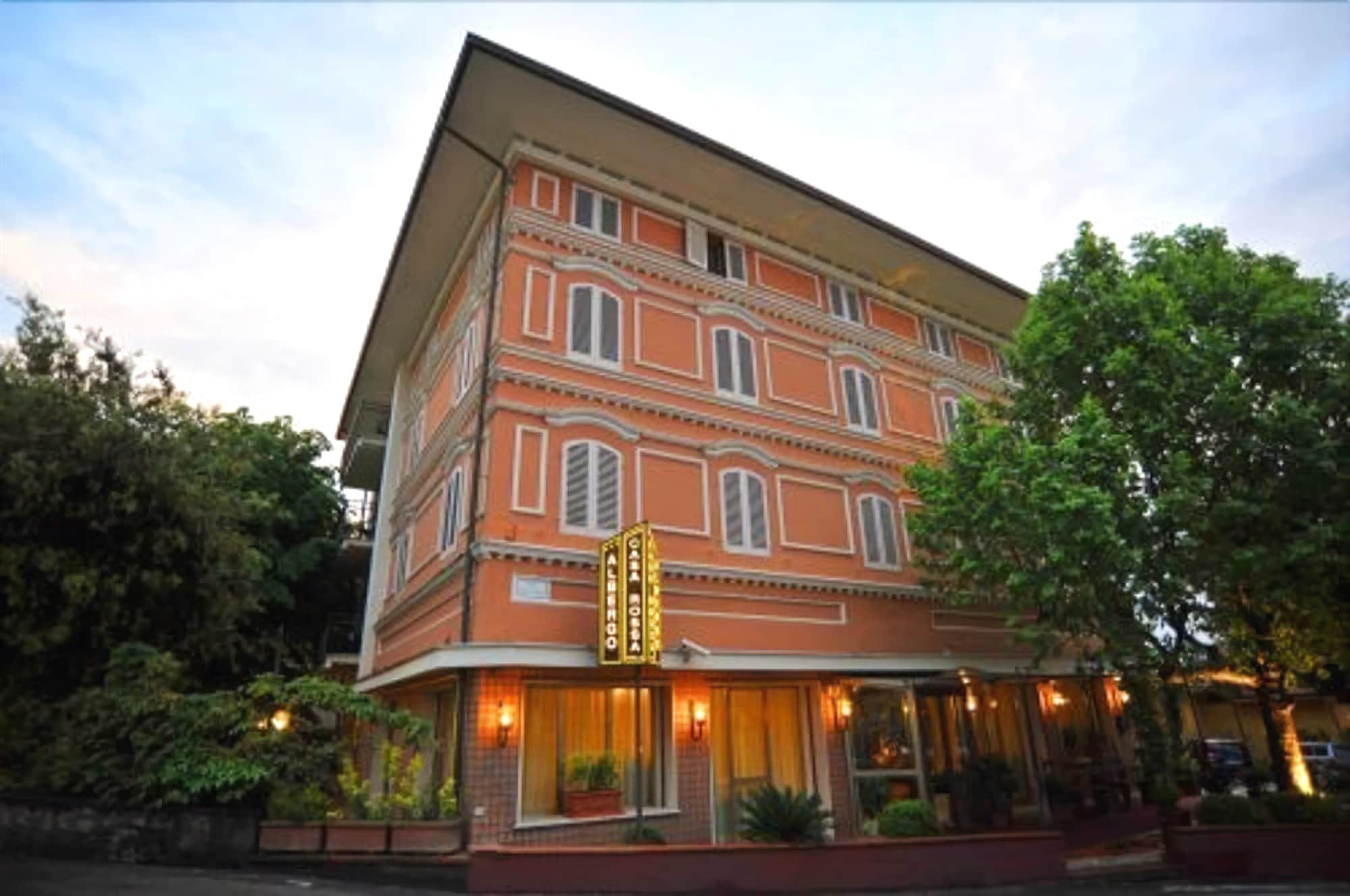 Hotel Casa Rossa Montecatini Terme Exterior foto